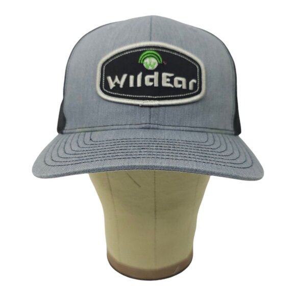 WildEar Patch Snapback Cap Back Mesh Trucker Baseball Hunter Protection Hat Gray - Picture 9 of 13